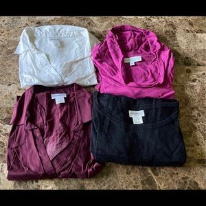 Lot of 4 Motherhood Maternity Tops Size Small